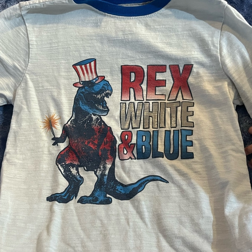 Patriotic T Rex T shirt